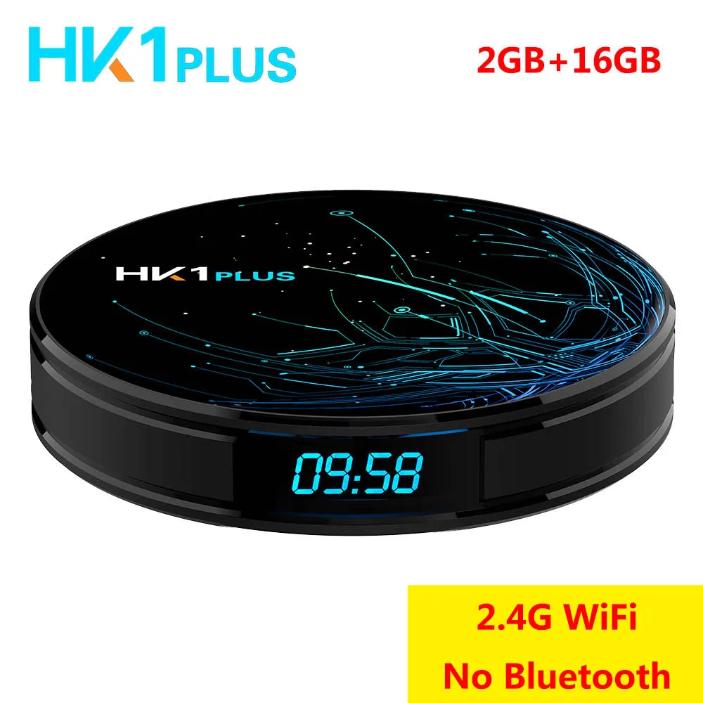 HK1 PLUS 4 ГБ ОЗУ 32 Гб 64 Гб ПЗУ Смарт Android 9,0 ТВ коробка Amlogic S905X2 2,4G 5G WiFi Bluetooth H.265 4K HD 2 Гб 16 Гб медиаплеер - Цвет: only 2GB 16GB TV box