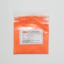 Флуоресцентный порошок, флуоресцентный пигмент, полировка для ногтей, товар: HLP8004, цвет: красный orange, 1 лот = 500 г, широко используется, по FedEx