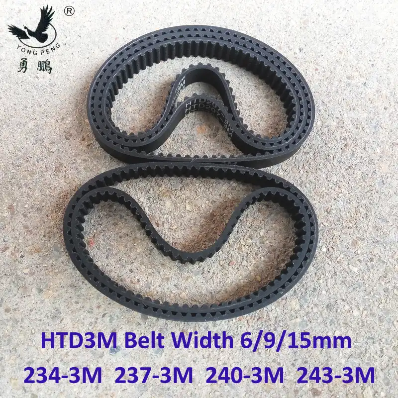 correa dentada diente 74 Correas dentadas HTD 370 M 5-15 mm de ancho