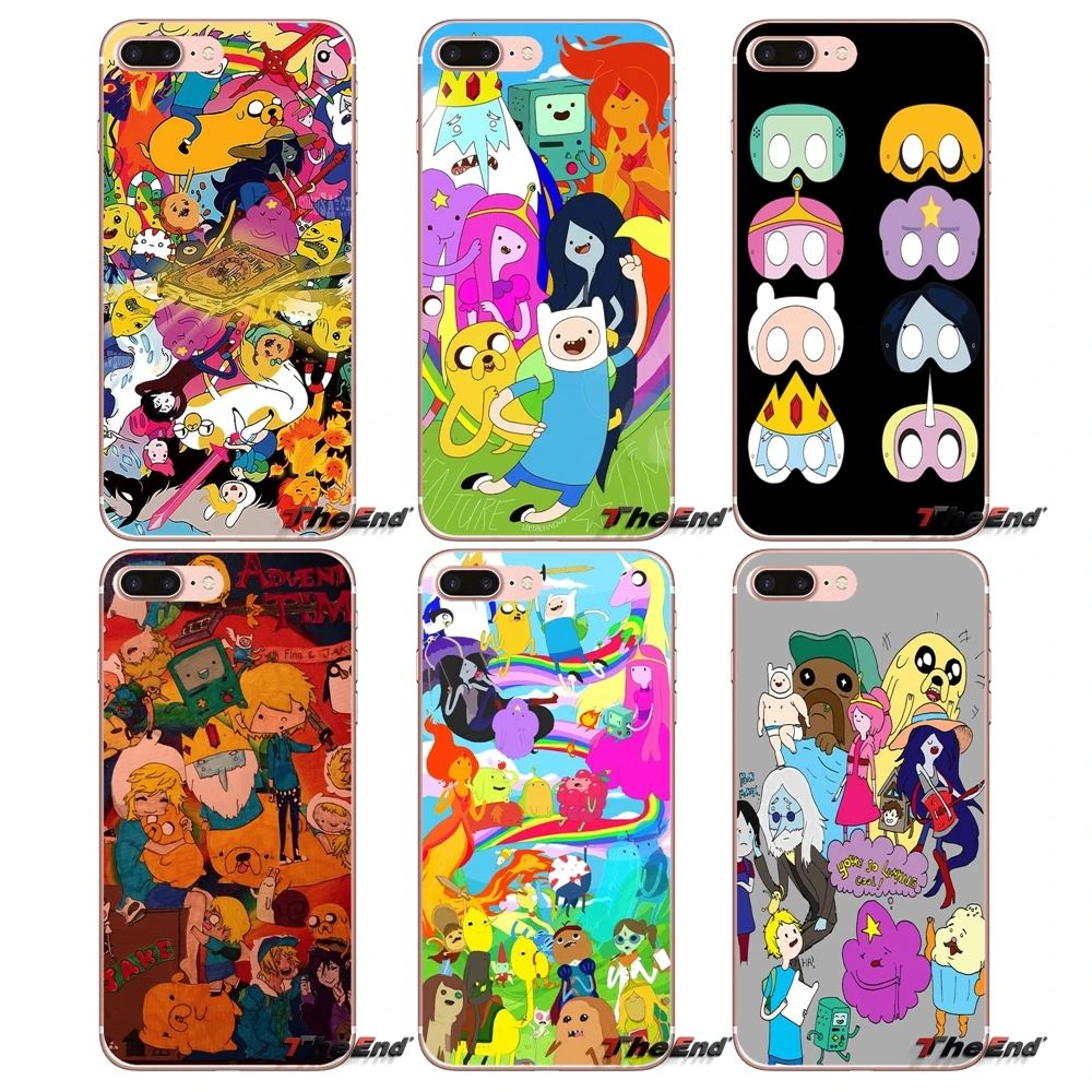 

For Xiaomi Redmi 4 3 3S Pro Mi3 Mi4 Mi4i Mi4C Mi5 Mi5S Mi Max Note 2 3 4 adventure time collage Print Phone Case