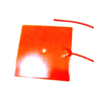 

215*215*1.5mm heat bed for 3d printer 230v 350w adhesive 1 side 100K thermistor 10mm hole center 1000mm lead wire out 1 side