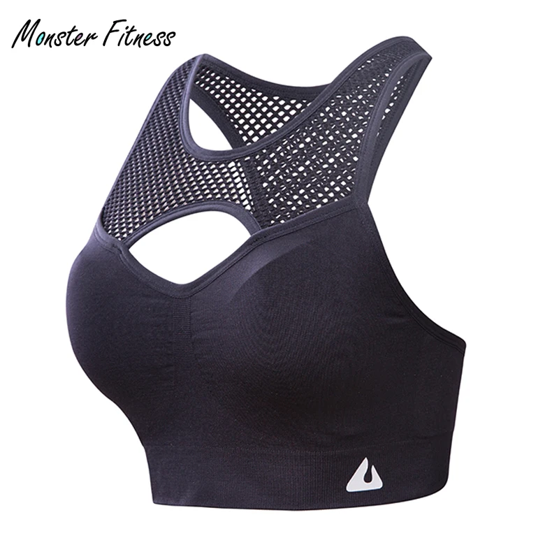 

Monster 2018 Women Sport Bra High Impact for Fitness Yoga Running Cropped Sportswear Tank Tops Push Up Bra Clothing for Women