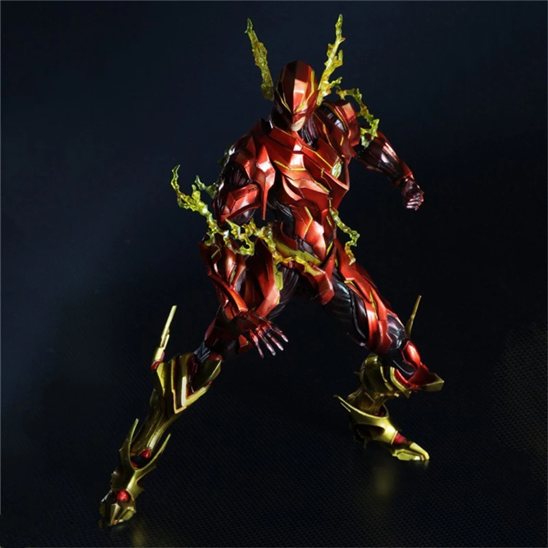 PLAY ARTS KAI DC Comics Justice League The Flash PVC Action Figure Collectible Model Kids Toys Doll