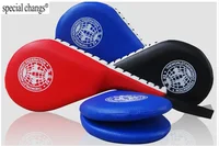 High Quality PU Leather Taekwondo TKD wrist strap Portable Double Paddle Kicking Target Pad freeshipping 1475 1