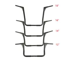 Мотоцикл 1-1/" Обезьяна Вешалки руль для Harley Touring Electra Road Glide комоды Упаковщики 1982- 12/14/16/18"