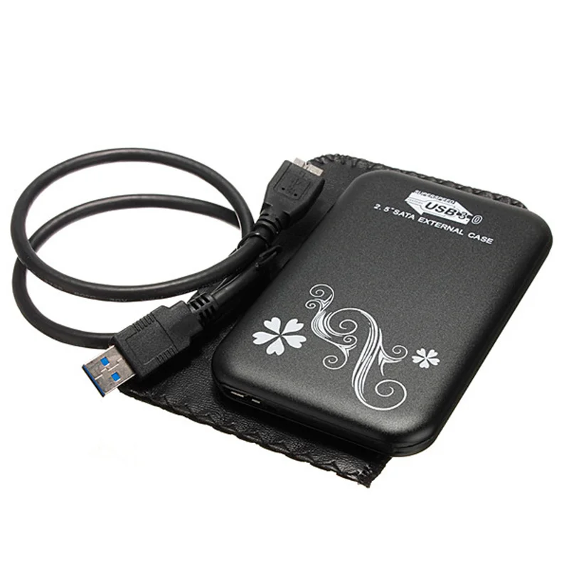 Горячая 1 цена 5 цветов USB 3,0 высокоскоростной внешний 2," дюймовый SATA жесткий диск HDD SSD Корпус чехол