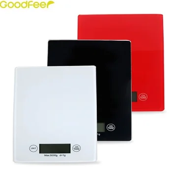 

Goodfeer Anti-Burst Glass Digital Weighing Scale Electronic Weight Balance Food Diet Postal Multifunctional Kitchen Cooking Tool