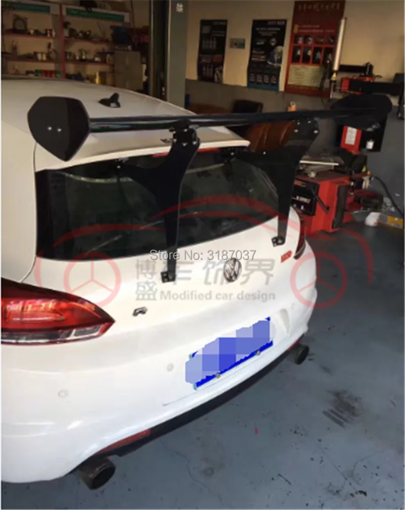 Для Scirocco Golf 4 5 6 7 MK4 MK5 MK6Carbon волокно заднее крыло багажника спойлер на заднюю крышу спойлер крыло багажника губы загрузки крышка автомобиля Стайлинг