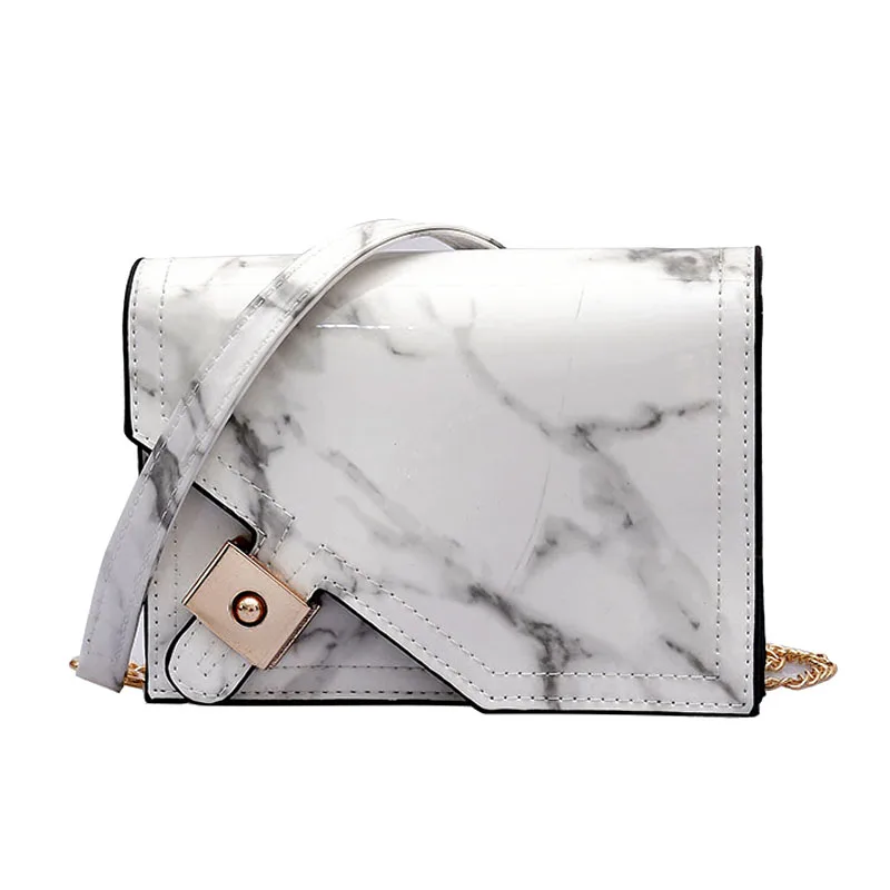 

ABDB Marble Pattern Crossbody Bags for Women Messenger Bags Girls Small Flap Chain Shoulder Bag