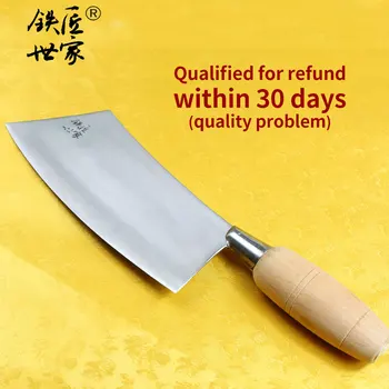 

kitchen chef slicing knives chinese handmade stainless steel kitchen knife cleaver vegetable fruit meat bread knife нож кухонный