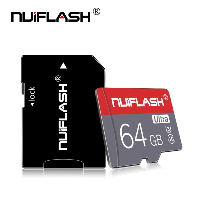 Nuiflash micro sd 128 Гб 64 ГБ 32 16 80 МБ/с. TF usb флэш карта памяти microsd 8 ГБ/48 class10 оригинальный