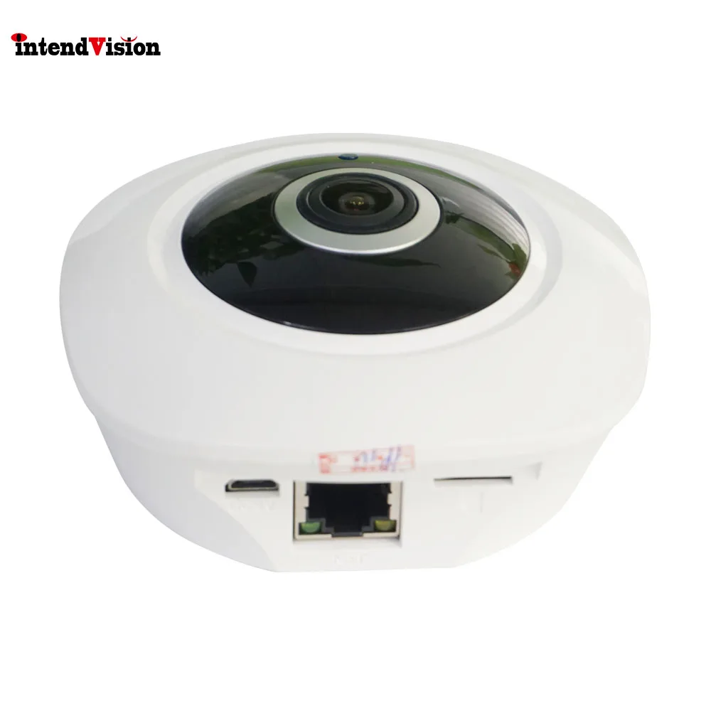 Intendvision панорамная 360 градусов 3MP 1080P h.265 рыбий глаз камера двухсторонняя аудио
