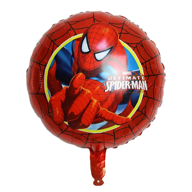 5 шт большой мультфильм Человек-паук Фольга шары для детей с днем рождения, надувные гелий и воздушные шары Baby Shower вечеринок