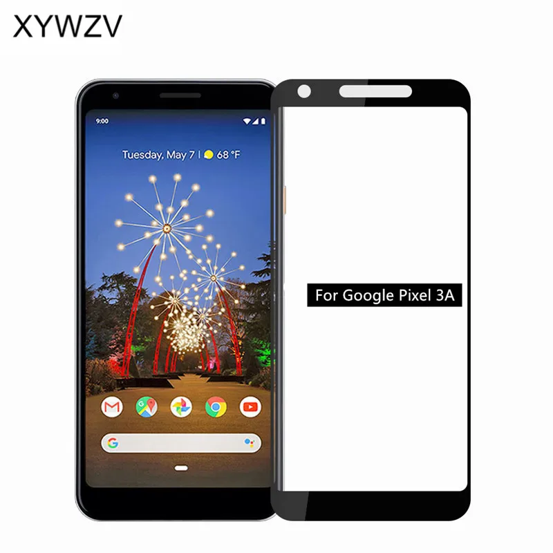 3D изогнутое стекло Google Pixel 3A защита экрана закаленное 3a полное клеевое защитная