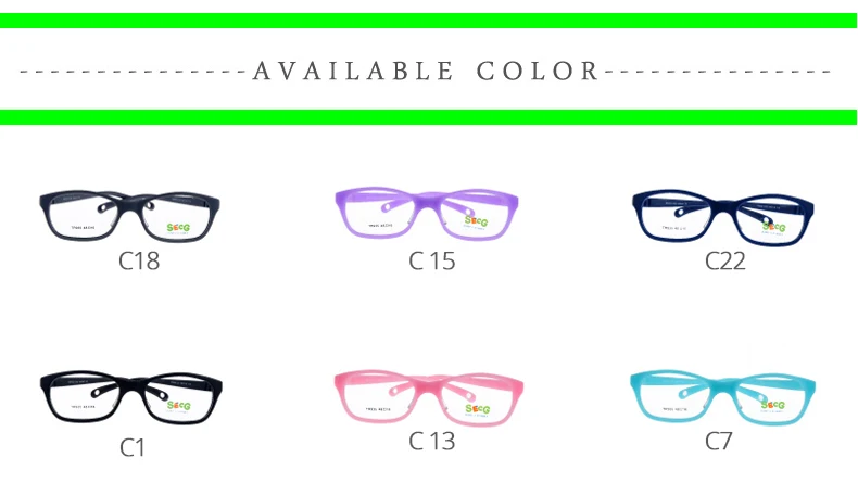 SECG круглая оправа для больших детей, гибкие мягкие оптические очки, оправа, удобные носовые упоры, резиновый ремешок, очки для очков, оправы
