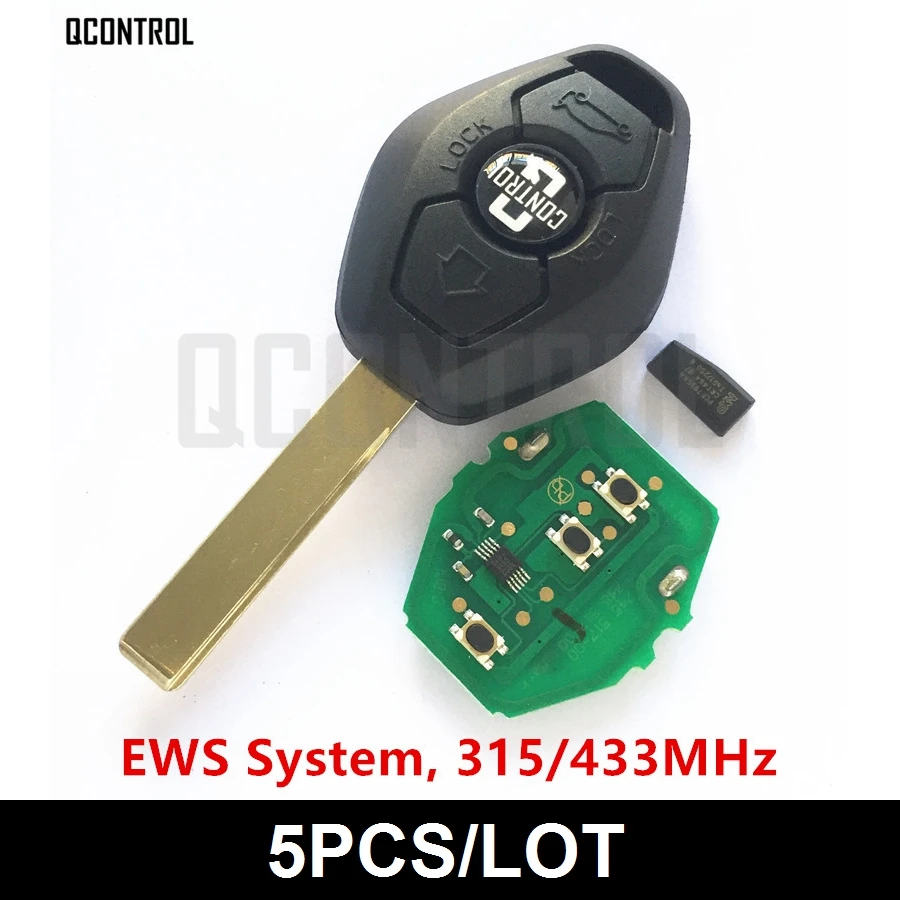 

QCONTROL Car Remote Key DIY for BMW EWS X3 X5 Z3 Z4 1/3/5/7 Series Keyless Entry Transmitter