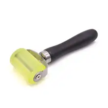 Uxcell см 5 см ширина желтый ролик черный деревянная ручка автомобиль звук мертвящей применение