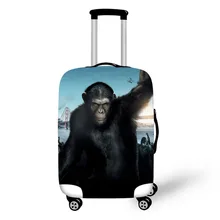 Orangutan design travel accessories suitcase protective covers 18-30 inch elastic luggage dust cover case stretchable Orangutan design travel accessories suitcase protective covers 18-30 inch elastic luggage dust cover case stretchable