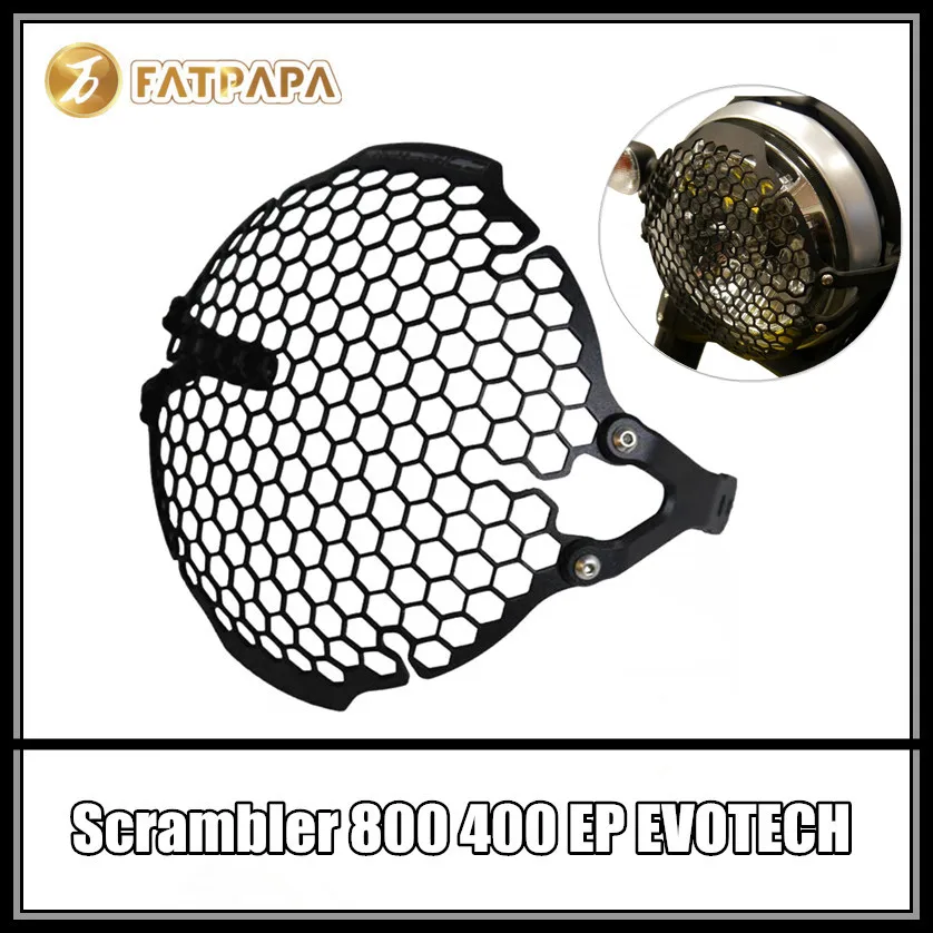 Scrambler800 Scrambler400 аксессуары для мотоциклов крышка фары DUCATI Scrambler 800 400 EP EVOTECH|Боковые