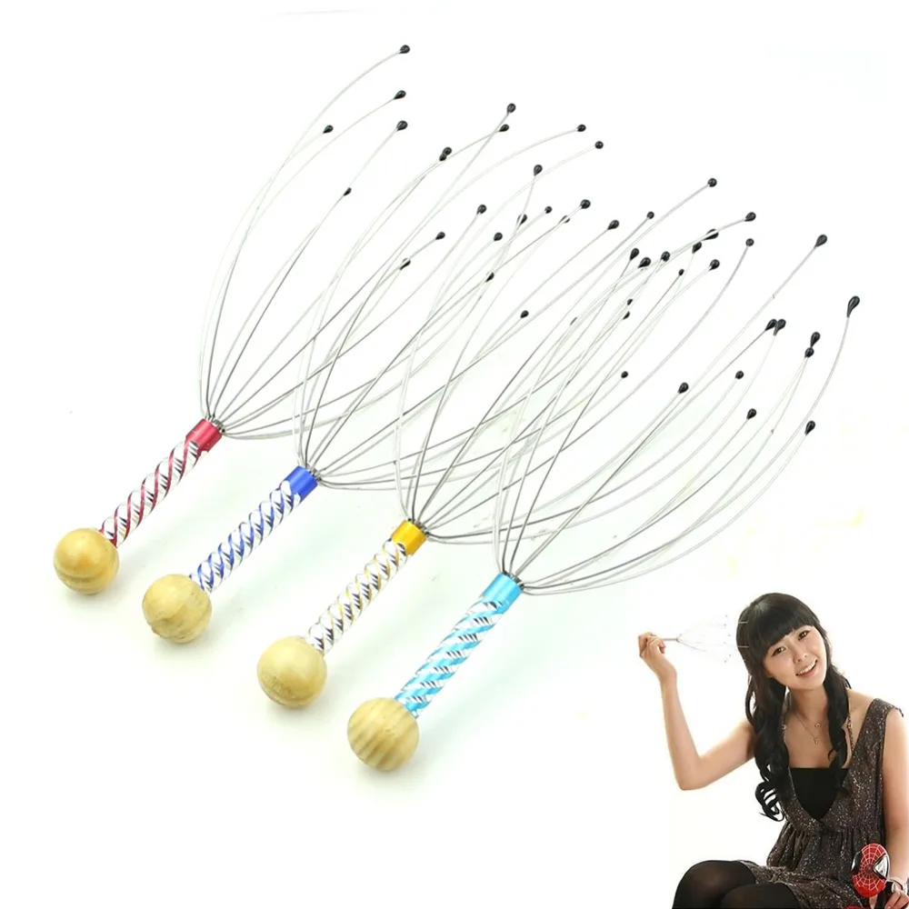 

ZLROWR Practical Comfortable Head Stress Relax Tool Neck Scalp Massager