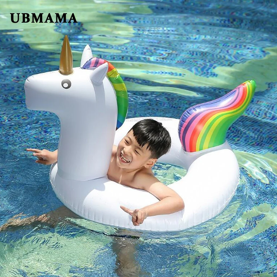 

175*120Cm Unicorn Ring Float Pool Float Toy Infant Ring Inflatable Ring Float Swimming pool accessories