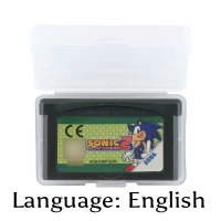 

32 Bit Video Game Cartridge Sonic Advance 2 Console Card EU Version English Language Support Drop Shipping