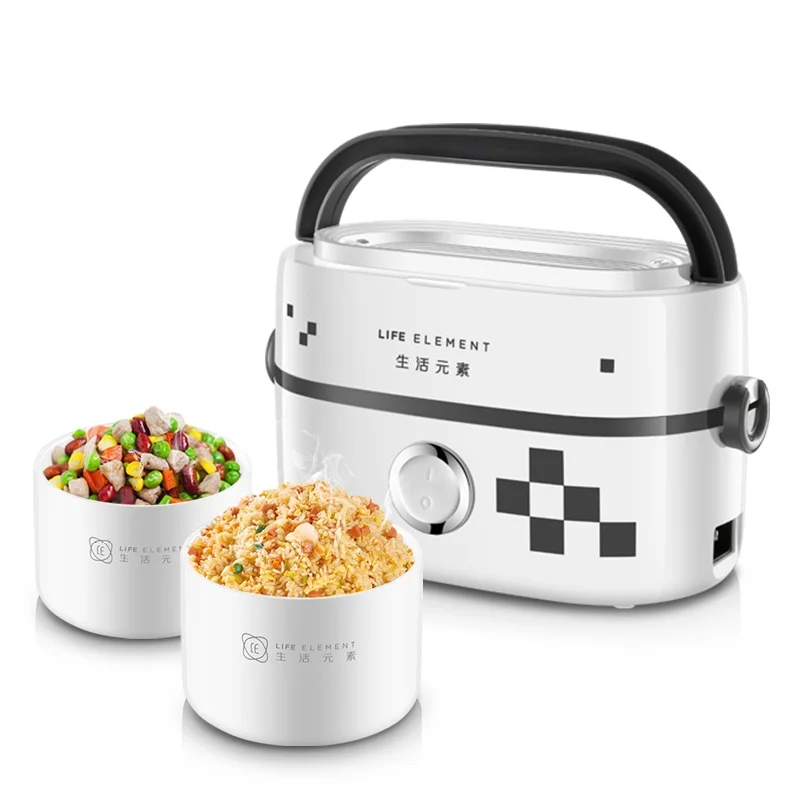 

220V Multi Electric Heating Lunch Box Mini Electric Rice Cooker Single-layer Insulation Heating With Ceramic EU/AU/UK/US Plug