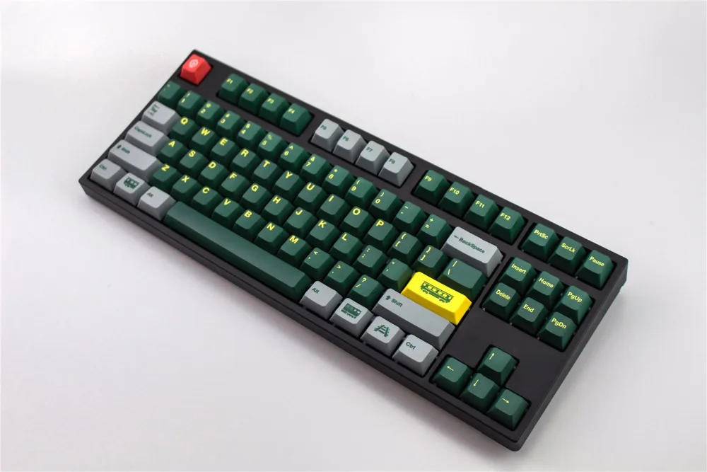 MP Green Train 151 Key Five Dye-suction PBT сублимационная Cherry Заводская высота для механической игровой клавиатуры