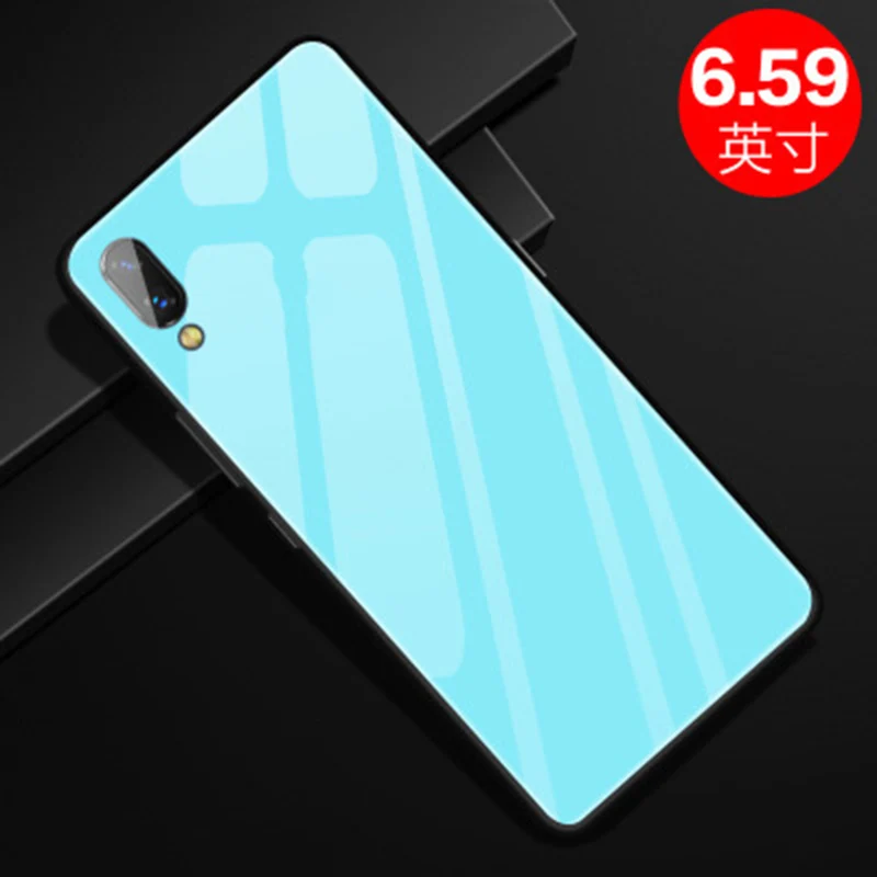 6 59 дюймовый чехол для телефона vivo Nex однотонный из закаленного стекла N e x