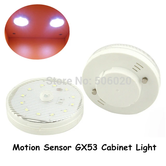 4 Pcs 3w Led Cabinet Light With Sensor, Pir Sensor Led Gx53 Cabinet Lamp - Led Bulbs & Tubes - AliExpress