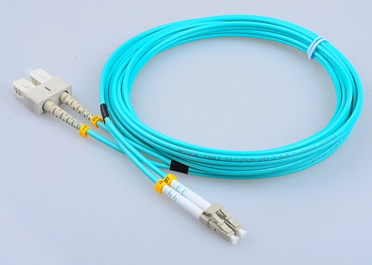 LC-SC многорежимный MM OM4 40G дуплексный DX 10M волоконно-оптический кабель/патч-корд |