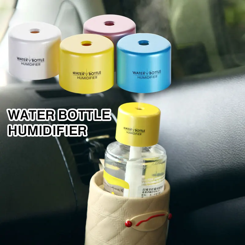 

Aromatherapy Diffuser Bottle Humidifier Car Humidifier Bottle Cap Air Purification Portable Mini ABS 4 Colors