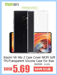 Для Xiaomi mi Mix 2 чехол-накладка MOFI mi x 2, жесткий чехол-накладка из поликарбоната для mi x 2, Жесткий Чехол mi x2 mi cro, матовый чехол