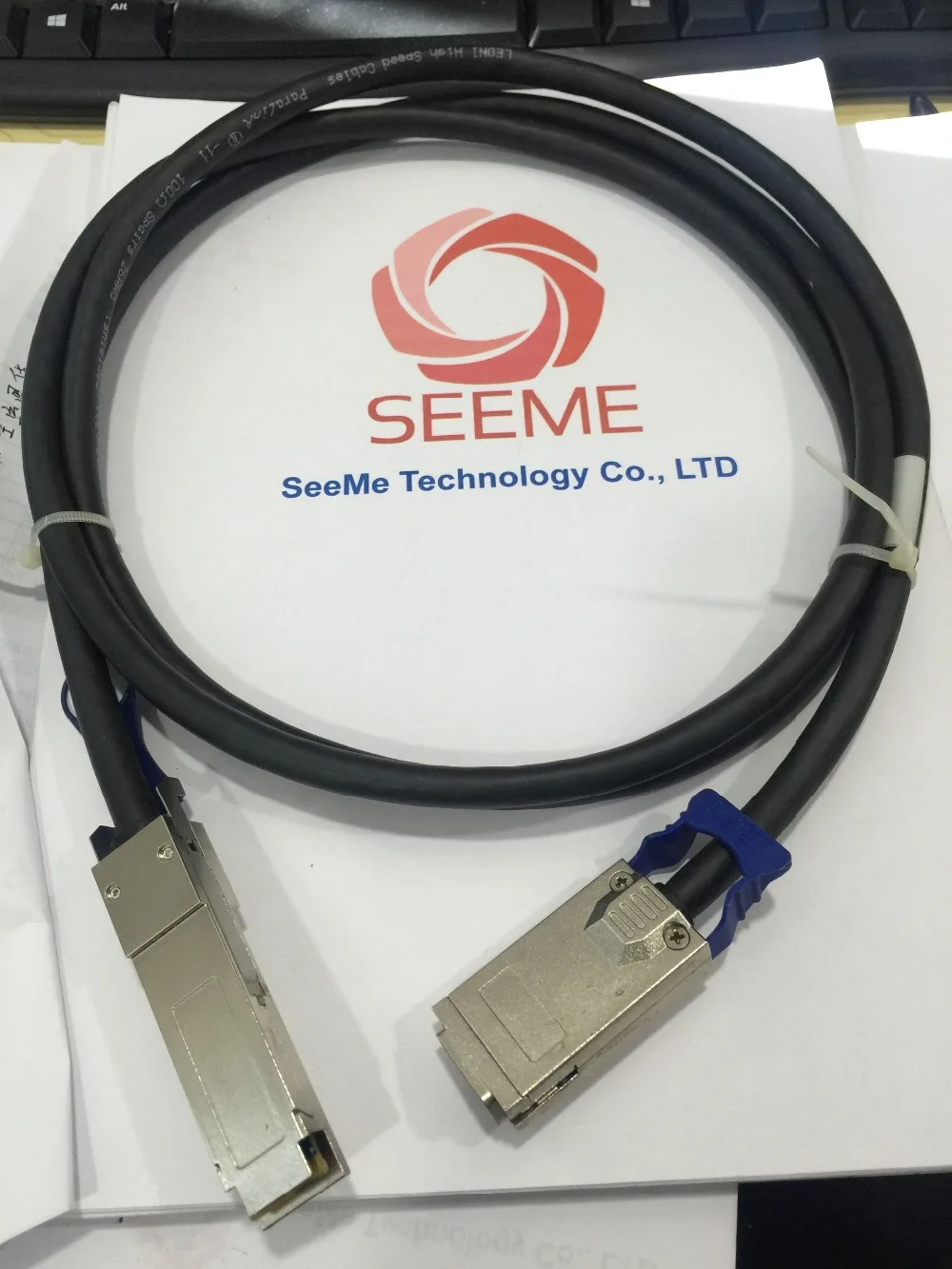 QSFP для CX4 SFF8436 до 8470 CBL1-0400626 24AWG 1 м оптический кабель VAHS-26-0187 REV. VOLEX SZ 260187103340010