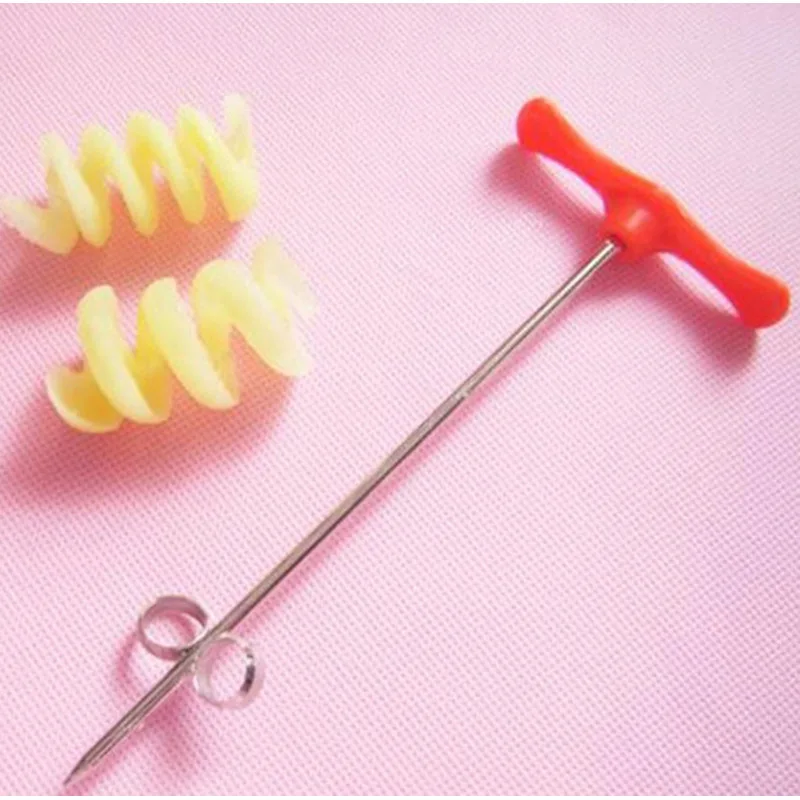 

Home Manual Spiral Screw Slicer Plastic Steel Wire Potato Carrot Cucumber Vegetables Spiral Knife Kitchen Gadget Carving Tools