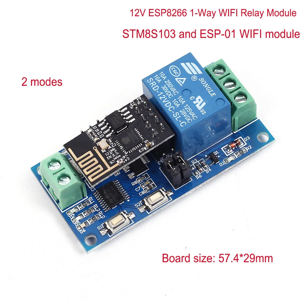 ESP8266 ESP-01 Wi-Fi модуль реле дистанционного Управление переключатель 1 2 4 канала 5V 12V для Умный дом IOT передача с помощью приложения на телефоне Управление;