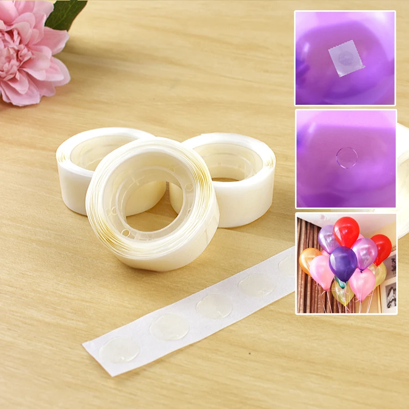

100pcs/roll Dot Super Sticky Double Sided Rubber Adhesive Balloon Party Wedding Decor Baby Shower Birthday Party Decorations Kid