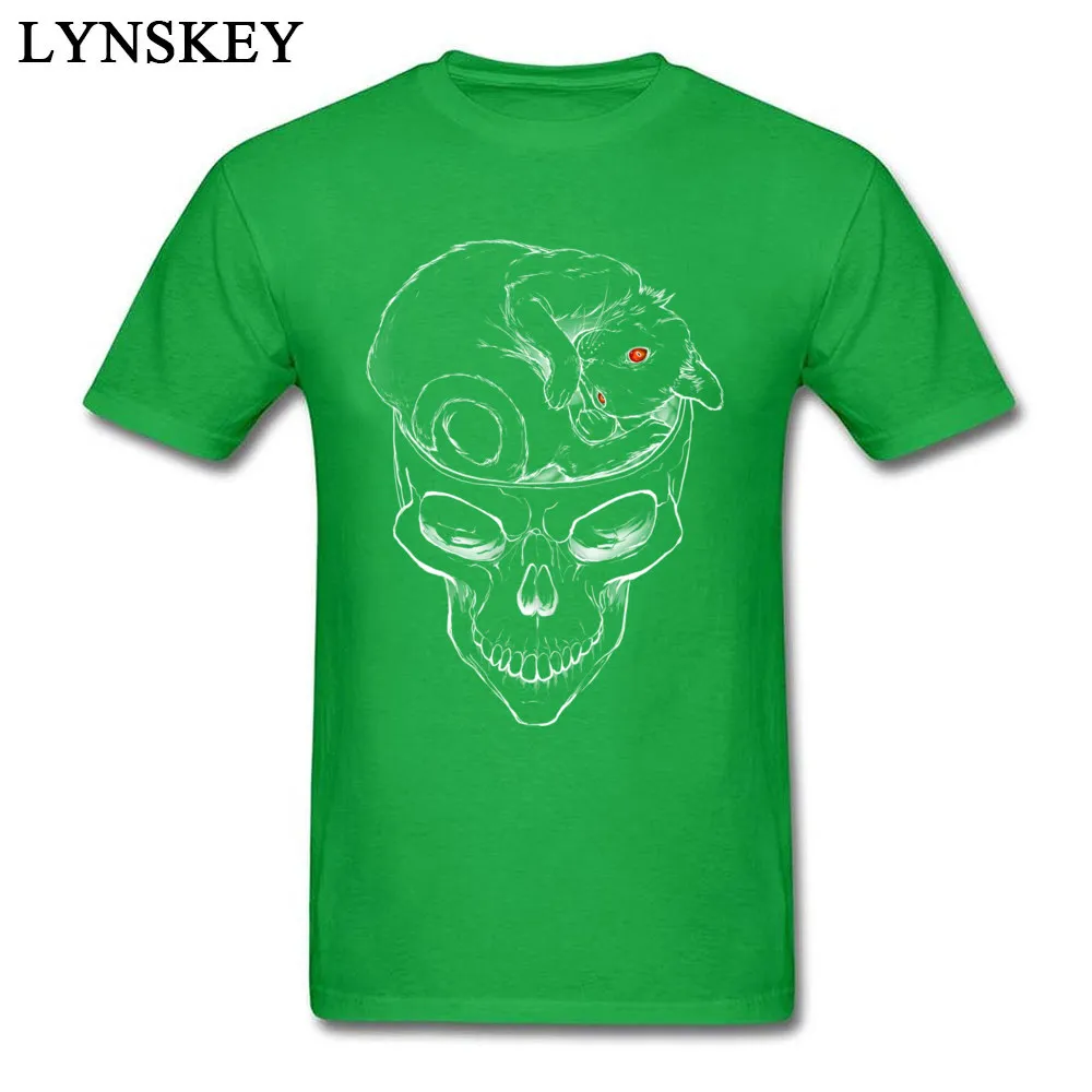 Men's T Shirts Normal Custom Short Sleeve Summer Tops Shirts Wholesale Crew Neck Cotton Clothing Shirt Printed Top Quality a Cat in the Brain [Lucio Fulci Tribute] green