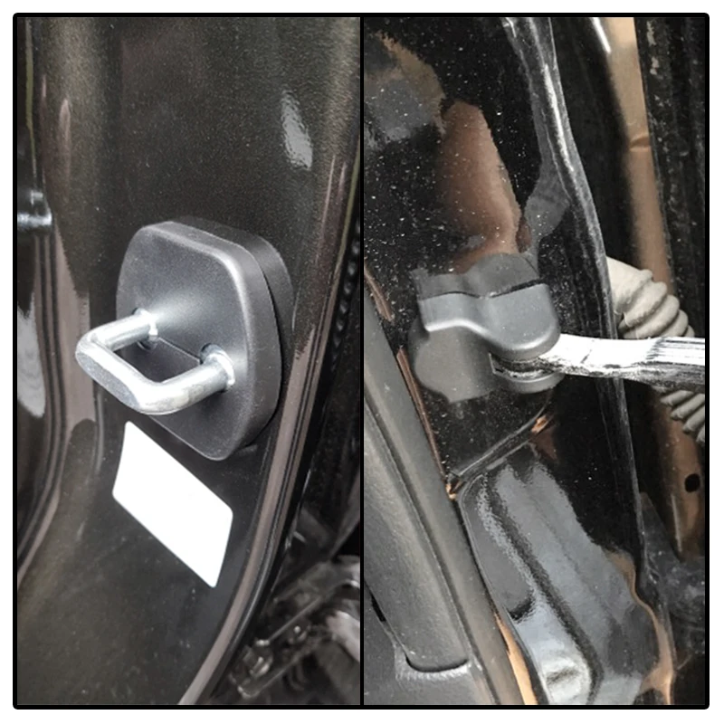 Car Door Check Limitting Cover Stopper Protection Fit For Toyota RAV4 2016-2018