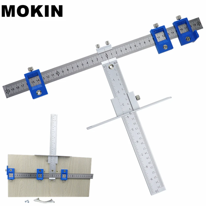 

Cabinet Hardware Jig Drill Guide Puncher Locator Jig For Wood Drilling Doweling Hole Door Furniture Drawer DIY Woodworking Tools