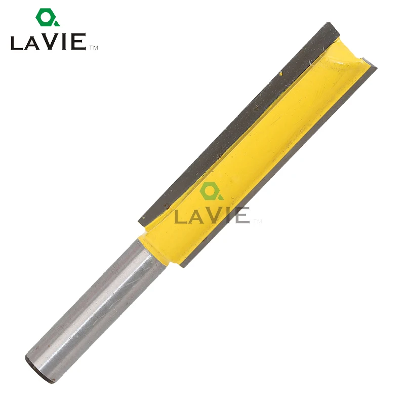 LA VIE 8mm Shank 50mm 77mm Long Straight Router Bit 1/2
