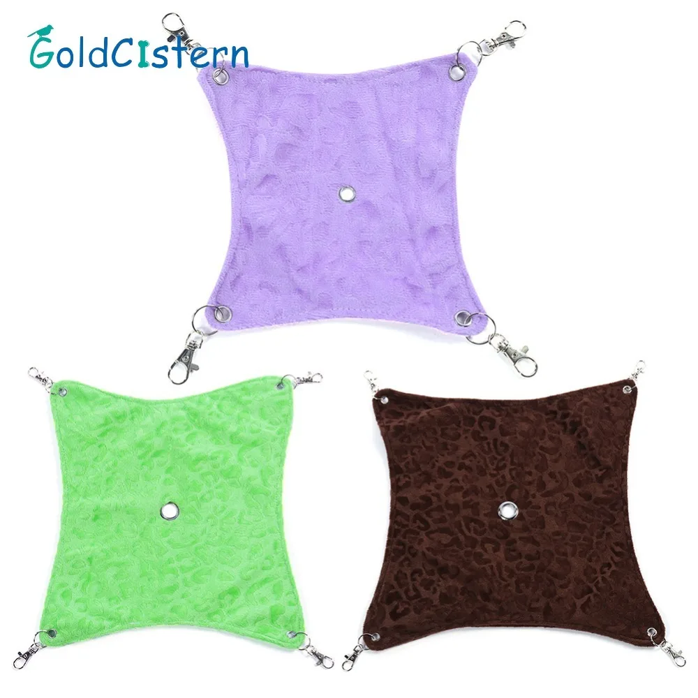 

Hamster Hammock Guinea Pig Small Pet Sleeping Hanging Bed Chinchilla Hamster Rabbit Cage Accessories with Embossing