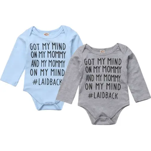 

Baby Clothes Cotton Bodysuit Jumpsuit Playsuit Casual Warm Infant Newnorn Kid Baby Boy Girl Autumn Letter 0-24M