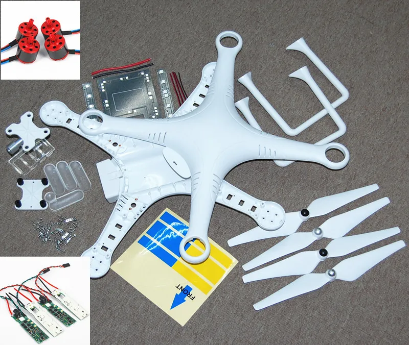 

DJI Angel Phantom Quadcopter Body Shell+Camera gimbal+Landing Gear+9443 Prop Replacement+4PCS 20A ESC with LED+4PCS 920KV Motor