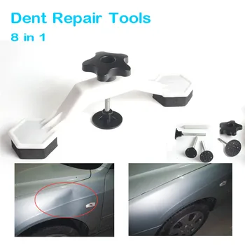 

Set of Car Body Paintless Dent Repair Tools Kit Bridge Puller & Glue Pulling Tab Fou car Auto Accessories