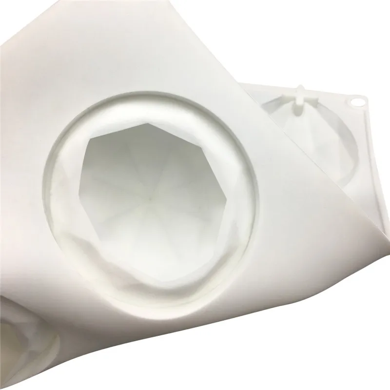 SHENHONG 6 отверстий силиконовые 3D формы Алмазный мусс рукоделие Форма для пирога мыло свадебное в виде кекса печенья Moule глазурь для выпечки Инструменты
