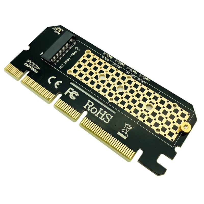 Адаптер PCIE к M2 PCI Express E 3 0 X4 X8 X16 M.2 NGFF M Соединитель в форме ключа Nvme радиатор SSD