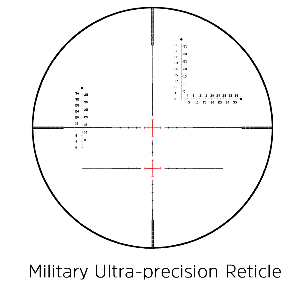 Visionking 4-48x65 широкое поле зрения Riflescope Mil-dot 35 мм прицел тактический Водонепроницаемый Военный прицел для винтовки охоты