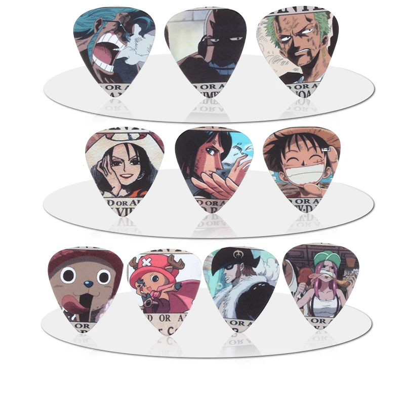 

SOACH The new ukulele guitar paddle animation pattern guitar picks 0.71mm cartoon pick base ukulele Guitar Accessories