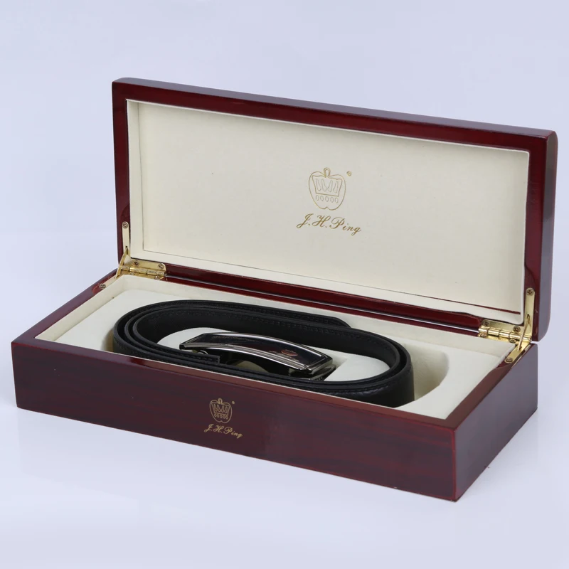 

genuine leather belt Leather Belt for Gift with box;Top-quality men's thicken wholesale